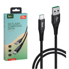 Кабель USB TYPE-C 1.2м ISA S1 5A Flash Charging Data
