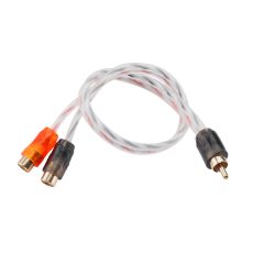 Y  разветвитель 1rca(папа)-2rca(мама) DL Audio Barracuda 1M2F