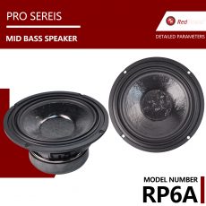 Мидбасовая акустика Hi-Fi динамик RedPower RP6A PRO