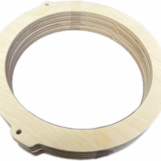 Проставочные кольца пара, 165 мм, фанера, Ford 2010+ eco