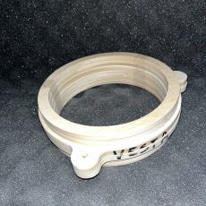 Проставочные кольца пара, 165 mm, фанера фигурное Логан, Ниссан (Logan, Nissan)