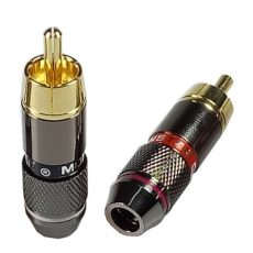 RCA коннектор прямой Monster (1 шт.) цанга на кабель