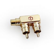 Адаптер-переходник (F-адаптер) RCA («мама») – 2 x RCA («папа») URAL (Урал) ADAPTER02M